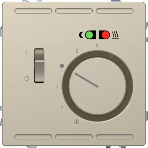 Schneider Electric Merten MTN5764-6033 padlótermosztát 10A 250V AC  szahara - System-D (D-Life / D-Antik)