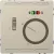 Schneider Electric Merten MTN5764-6033 padlótermosztát 10A 250V AC  szahara - System-D (D-Life / D-Antik)