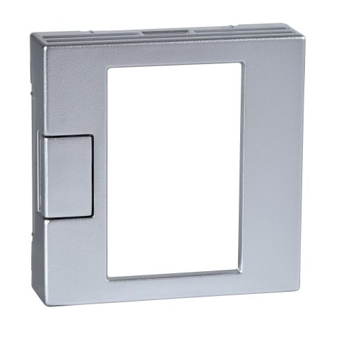 Schneider MTN5775-0460 alumínium burkolat érintőképernyős termosztát betétekhez (Merten M-Smart, M-Plan, M-Elegance)