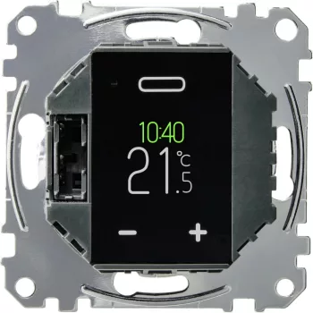   Schneider Merten MTN5776-0000 programozható érintőképernyős univerzális termosztát AC 250 V, 50 Hz, 16A