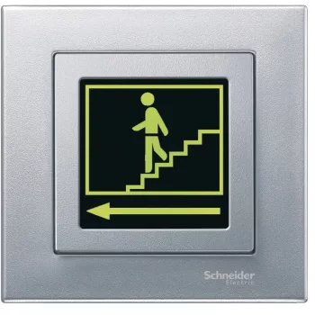   Schneider MTN587060 alumínium burkolat LED-es lámpa betétekhez (Merten M-Smart, M-Plan, M-Elegance)