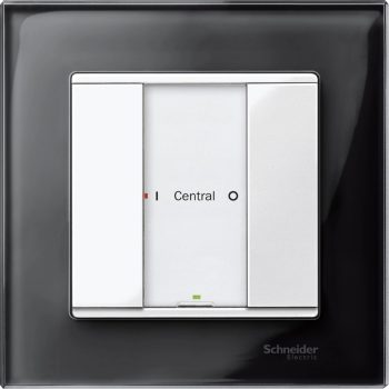   Schneider Electric MTN617119 Merten-KNX 1-es nyomógomb , SystemM, polárfehér, fényes