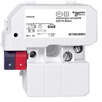   Schneider Electric MTN629993 Merten-KNX terepi süllyesztett kapcsolóaktor 230/16