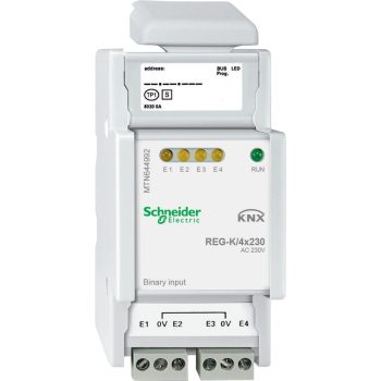   Schneider Electric MTN644992 Merten-KNX REG-K/4x230 bináris bemenet