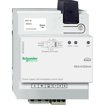  Schneider Electric MTN683832 Merten-KNX REG-K tápegység 320mA szünetmentes tápegység bemenettel