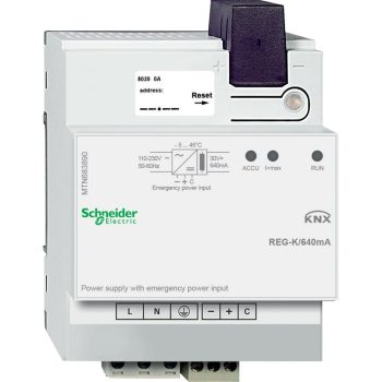   Schneider Electric MTN683890 Merten-KNX REG-K tápegység 640mA szünetmentes tápegység bemenettel