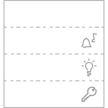   Schneider MUR34004 MUREVA Styl Címkeszett, billentyűkhöz, 4 féle