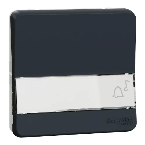 Schneider Mureva Styl MUR34029 egypólusú nyomógomb (101N) címketartóval antracitszürke IP55