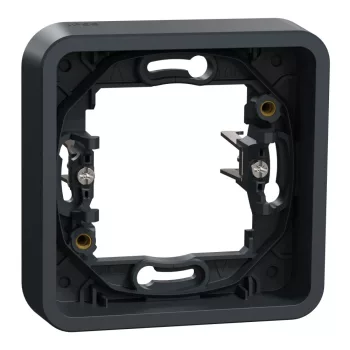   Schneider MUR34108 MUREVA Styl Egyes keret, körmökkel, antracitszürke