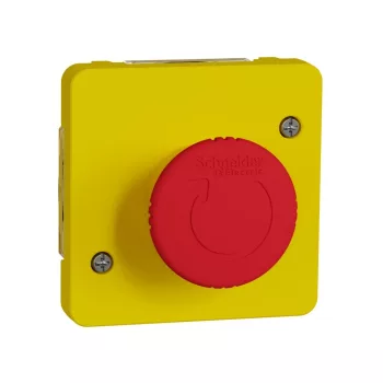 Schneider Mureva Styl MUR35053 vészleállító nyomógombos piros/sárga IP55