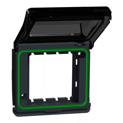 Schneider Mureva Styl MUR35110 adapter Unica (NU) készülékekhez antracitszürke IP55