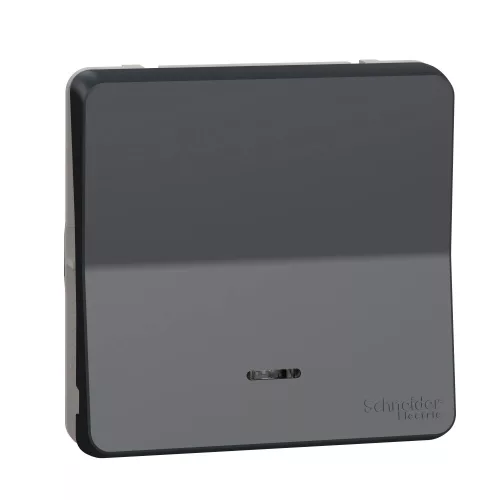 Schneider Mureva Styl MUR35127 egypólusú nyomógomb (101N) jelzőfénnyel antracitszürke IP55