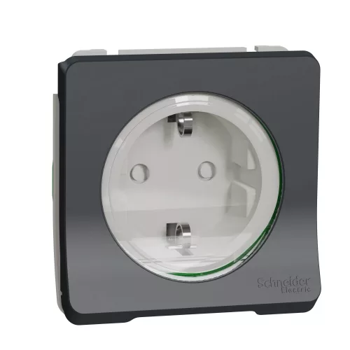 Schneider Mureva Styl MUR36134 2P+F csatlakozóaljzat antracitszürke IP55