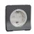 Schneider MUR36134 MUREVA Styl 2P+F csatlakozóaljzat, GYV, csapófedéllel, rugós, antracitszürke