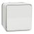 Schneider Electric Mureva Styl MUR39021 IP55 vízmentes váltókapcsoló (106), polárfehér, komplett szerelvény, falon kívüli, vízmentes (IP55) 10A 250 ( MUR39021 ).