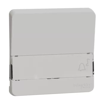   Schneider MUR39203 MUREVA Styl Billentyű, jelzőfényes cimketartóval, polárfehér