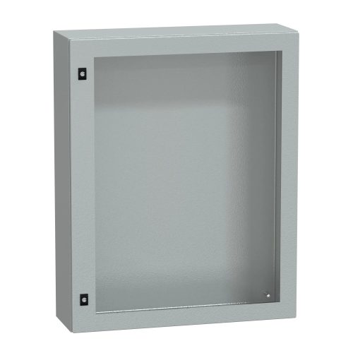Schneider Electric Spacial CRN NSYCRN108250T Falra szerelhető fém szekrény, Üvegezett ajtóval, 1000x800x250, IP66, szerelőlap nélkül, Spacial CRN (Schneider NSYCRN108250T)