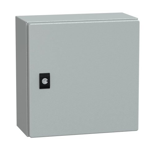Schneider Electric Spacial CRN NSYCRN33150 Falra szerelhető fém szekrény, Teli ajtóval, 300x300x150, IP66, szerelőlap nélkül, Spacial CRN (Schneider NSYCRN33150)