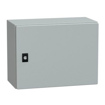   Schneider Electric Spacial CRN NSYCRN34200 Falra szerelhető fém szekrény, Teli ajtóval, 300x400x200, IP66, szerelőlap nélkül, Spacial CRN (Schneider NSYCRN34200)