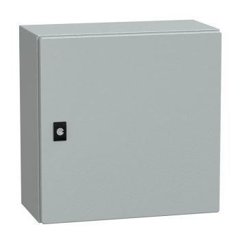   Schneider Electric Spacial CRN NSYCRN44200 Falra szerelhető fém szekrény, Teli ajtóval, 400x400x200, IP66, szerelőlap nélkül, Spacial CRN (Schneider NSYCRN44200)