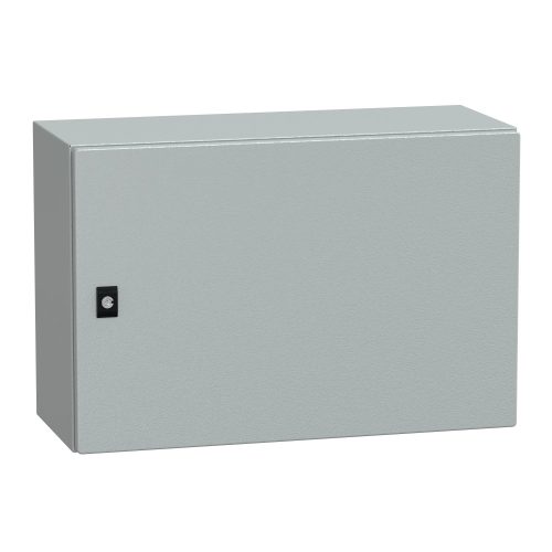 Schneider Electric Spacial CRN NSYCRN46250 Falra szerelhető fém szekrény, Teli ajtóval, 400x600x250, IP66, szerelőlap nélkül, Spacial CRN (Schneider NSYCRN46250)