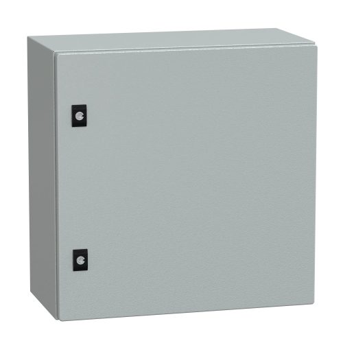 Schneider Electric Spacial CRN NSYCRN55250 Falra szerelhető fém szekrény, Teli ajtóval, 500x500x250, IP66, szerelőlap nélkül, Spacial CRN (Schneider NSYCRN55250)
