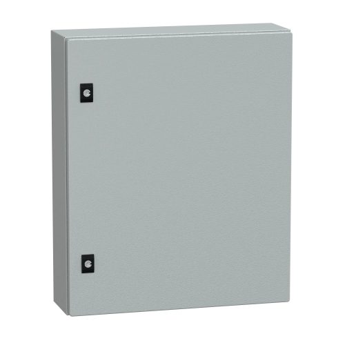 Schneider Electric Spacial CRN NSYCRN65150 Falra szerelhető fém szekrény, Teli ajtóval, 600x500x150, IP66, szerelőlap nélkül, Spacial CRN (Schneider NSYCRN65150)