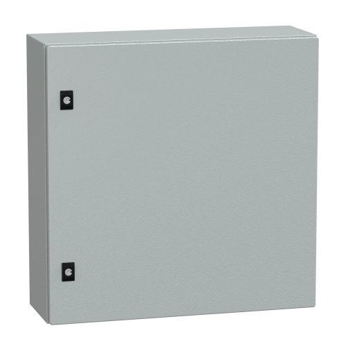 Schneider Electric Spacial CRN NSYCRN66200 Falra szerelhető fém szekrény, Teli ajtóval, 600x600x200, IP66, szerelőlap nélkül, Spacial CRN (Schneider NSYCRN66200)