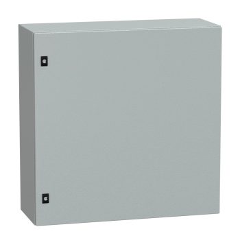   Schneider Electric Spacial CRN NSYCRN88300 Falra szerelhető fém szekrény, Teli ajtóval, 800x800x300, IP66, szerelőlap nélkül, Spacial CRN (Schneider NSYCRN88300)