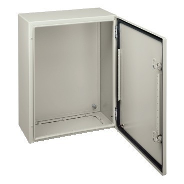 Schneider Electric Spacial CRNG NSYCRNG86400 Falra szerelhető fém szekrény, teli ajtóval, 800x600x400, IP66, szerelőlap nélkül, Spacial CRNG (Schneider NSYCRNG86400)