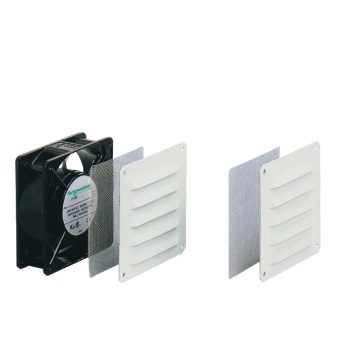   Schneider Electric NSYCVF54M230MM2 Szűrőventilátor 54m3/h 230V 2rács+2filter