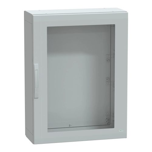 Schneider Electric NSYPLA1073TG Thalassa PLA műanyag álló szekrény, átlátszó ajtóval, 1000x750x320, IP65, szerelőlap nélkül, 1 ajtós