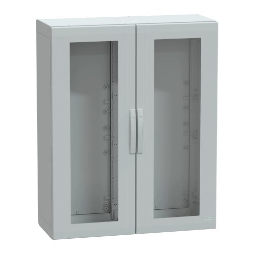 Schneider Electric NSYPLA12104TG Thalassa PLA műanyag álló szekrény, átlátszó ajtóval, 1250x1000x420, IP65, szerelőlap nélkül, 2 ajtós