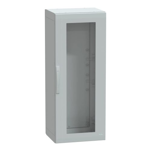 Schneider Electric NSYPLA1254TG Thalassa PLA műanyag álló szekrény, átlátszó ajtóval, 1250x500x420, IP65, szerelőlap nélkül, 1 ajtós