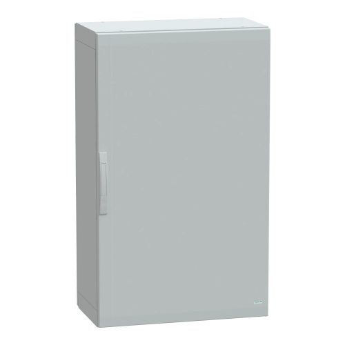 Schneider Electric NSYPLA1274G Thalassa PLA műanyag álló szekrény, teli ajtóval, 1250x750x420, IP65, szerelőlap nélkül, 1 ajtós