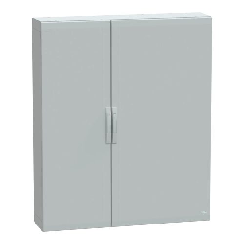 Schneider Electric NSYPLA15123G Thalassa PLA műanyag álló szekrény, teli ajtóval, 1500x1250x320, IP65, szerelőlap nélkül, 2 ajtós