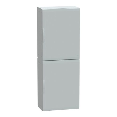 Schneider Electric NSYPLA2074G Thalassa PLA műanyag álló szekrény, teli ajtóval, 2000x750x420, IP65, szerelőlap nélkül, 2 ajtós