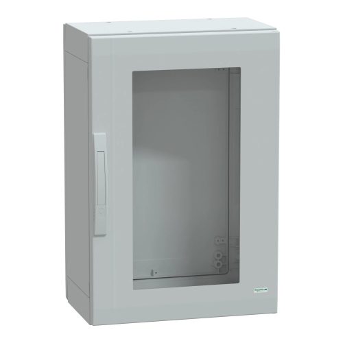 Schneider Electric NSYPLA753TG Thalassa PLA műanyag álló szekrény, átlátszó ajtóval, 750x500x320, IP65, szerelőlap nélkül, 1 ajtós
