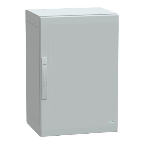 Schneider Electric NSYPLA754G Thalassa PLA műanyag álló szekrény, teli ajtóval, 750x500x420, IP65, szerelőlap nélkül, 1 ajtós