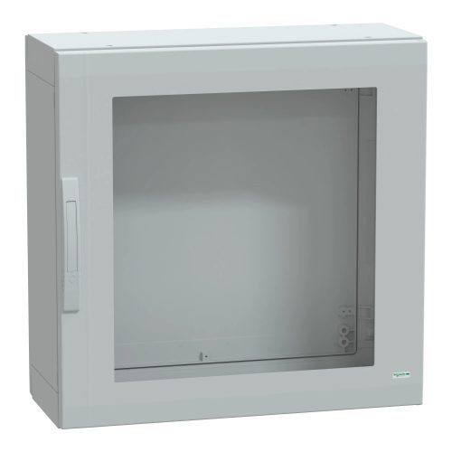 Schneider Electric NSYPLA773TG Thalassa PLA műanyag álló szekrény, átlátszó ajtóval, 750x750x320, IP65, szerelőlap nélkül, 1 ajtós