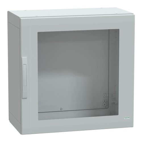 Schneider Electric NSYPLA774TG Thalassa PLA műanyag álló szekrény, átlátszó ajtóval, 750x750x420, IP65, szerelőlap nélkül, 1 ajtós