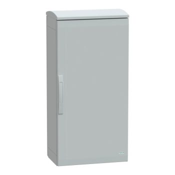   Schneider Electric NSYPLAT1053G Thalassa PLAT műanyag álló szekrény (Nyitott felső és zárt alsó rész), teli ajtóval, 1000x500x320, IP44, szerelőlap nélkül, 1 ajtós