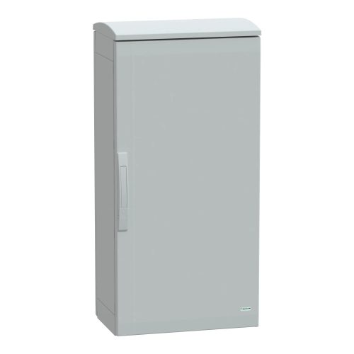 Schneider Electric NSYPLAT1053G Thalassa PLAT műanyag álló szekrény (Nyitott felső és zárt alsó rész), teli ajtóval, 1000x500x320, IP44, szerelőlap nélkül, 1 ajtós
