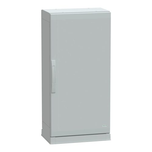 Schneider Electric NSYPLAZ1053G Thalassa PLAZ műanyag álló szekrény (Zárt felső és nyitott alsó rész), teli ajtóval, 1000x500x320, IP54, szerelőlap nélkül, 1 ajtós