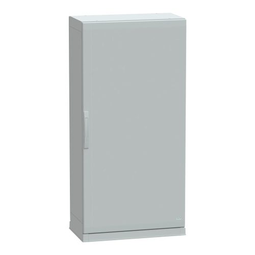 Schneider Electric NSYPLAZ1574G Thalassa PLAZ műanyag álló szekrény (Zárt felső és nyitott alsó rész), teli ajtóval, 1500x750x420, IP54, szerelőlap nélkül, 1 ajtós