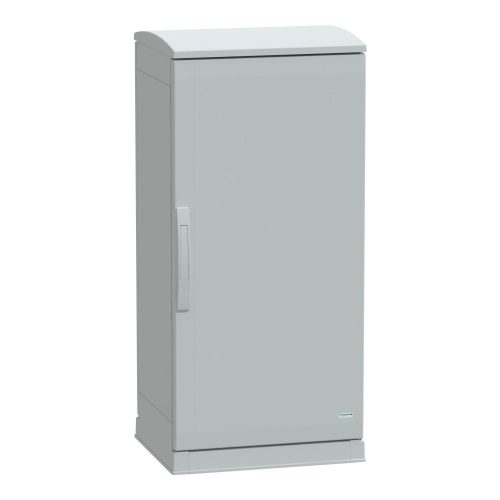 Schneider Electric NSYPLAZT1054G Thalassa PLAZT műanyag álló szekrény (Nyitott felső és alsó rész), teli ajtóval, 1000x500x420, IP44, szerelőlap nélkül, 1 ajtós