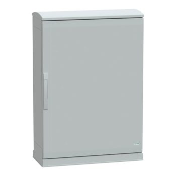   Schneider Electric NSYPLAZT1073G Thalassa PLAZT műanyag álló szekrény (Nyitott felső és alsó rész), teli ajtóval, 1000x750x320, IP44, szerelőlap nélkül, 1 ajtós