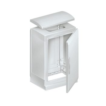   Schneider Electric NSYPLAZT773G Thalassa PLAZT műanyag álló szekrény (Nyitott felső és alsó rész), teli ajtóval, 750x750x320, IP44, szerelőlap nélkül, 1 ajtós