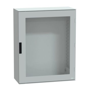   Schneider Electric NSYPLM108TG Thalassa PLM műanyag szekrény, átlátszó ajtóval, 1056x800x350, IP66, szerelőlap nélkül