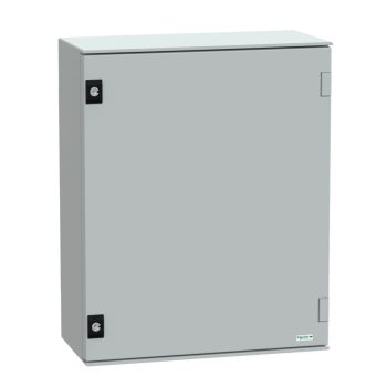   Schneider Electric NSYPLM54PG Thalassa PLM műanyag szekrény, teli ajtóval, 530x430x200, IP66, fém szerelőlappal